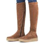 náhled Dámské kozačky RIEKER W1080-24 hnědá W3