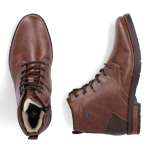 náhled Pánská kotníková obuv RIEKER 14640-24 hnědá W5