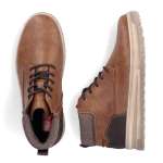 náhľad Pánska členková obuv RIEKER 38532-25 hnedá W4