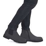 náhled Pánská kotníková obuv RIEKER 30453-45 šedá W5