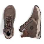 náhled Dámská kotníková obuv RIEKER 44565-25 hnědá W5