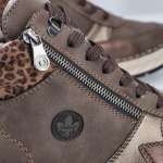 náhled Dámská kotníková obuv RIEKER 44565-25 hnědá W5