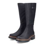 náhled Dámské kozačky RIEKER 72694-00 černá W5