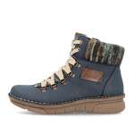 náhled Dámská kotníková obuv RIEKER 73343-15 modrá W5