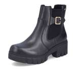 náhľad Dámska členková obuv RIEKER 74560-00 čierna W5