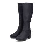 náhled Dámské kozačky RIEKER 77690-00 černá W5