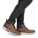 náhled Pánská kotníková obuv RIEKER B3302-24 hnědá W5