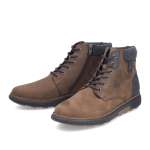 náhled Pánská kotníková obuv RIEKER B3343-26 hnědá W5