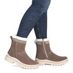 náhľad Dámska členková obuv REMONTE D0C83-20 hnedá W5