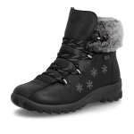 detail Dámska členková obuv RIEKER L7106-00 čierna W5