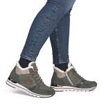 náhled Dámská kotníková obuv REMONTE R6774-55 zelená W5