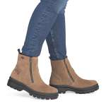 náhled Dámská kotníková obuv RIEKER X8251-24 hnědá W5