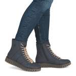 náhled Dámská kotníková obuv RIEKER Y3420-14 modrá W5