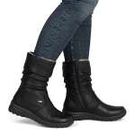 náhled Dámská kotníková obuv RIEKER Z7171-02 černá W5