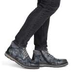 náhled Pánská kotníková obuv RIEKER 38400-15 modrá W5