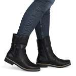 náhľad Dámska členková obuv RIEKER 73551-00 čierna W5