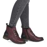 náhled Dámská kotníková obuv RIEKER 74804-35 červená W5