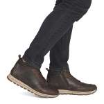 náhled Pánská kotníková obuv RIEKER B0508-25 hnědá W5