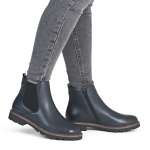 náhled Dámská kotníková obuv REMONTE D2Q70-14 modrá W5