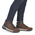 náhled Pánská kotníková obuv RIEKER U1570-22 hnědá W5