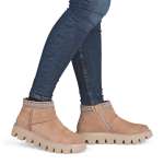 náhled Dámská kotníková obuv RIEKER W2074-24 hnědá W5