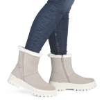 náhled Dámská kotníková obuv RIEKER W2172-62 béžová W5