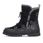 náhled Dámská kotníková obuv RIEKER W2175-00 černá W5