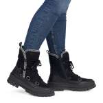 náhled Dámská kotníková obuv RIEKER W2175-00 černá W5