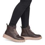 náhled Dámská kotníková obuv RIEKER 70405-25 BROWN H/W6