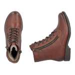 náhled Dámská kotníková obuv RIEKER 74805-22 BROWN H/W6