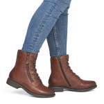 náhled Dámská kotníková obuv RIEKER 74805-22 BROWN H/W6