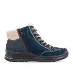 náhled Dámská kotníková obuv RIEKER L7701-14 BLUE H/W6