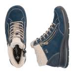 náhled Dámská kotníková obuv RIEKER L7701-14 BLUE H/W6