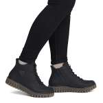 náhled Dámská kotníková obuv RIEKER Y3469-00 BLACK H/W6
