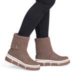 náhled Dámská kotníková obuv RIEKER Y6350-24 BROWN H/W6