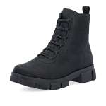 náhled Dámská kotníková obuv RIEKER Y7150-01   BLACK   H/W6