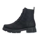 náhled Dámská kotníková obuv RIEKER Y7150-01   BLACK   H/W6