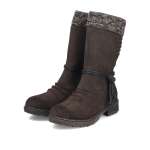 náhled Dámské kozačky RIEKER Z4755-25 hnědá W6