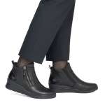 náhled Dámská kotníková obuv REMONTE R0776-00 BLACK H/W6