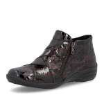 náhled Dámská kotníková obuv REMONTE R7674-25 BROWN COMBINATION H/W6