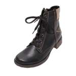 náhled Dámské černé kotníkové boty REMONTE BY RIEKER D4390/01 SCHWARZ KOMBI H/W 7
