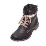náhled Dámské černé kotníkové boty RIEKER 70829/02 SCHWARZ H/W 7