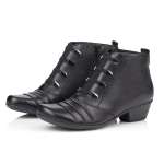 náhled Dámské černé kotníkové boty REMONTE D7381-01 SCHWARZ H/W 9