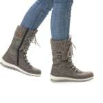 náhled Dámské kozačky REMONTE RIE-1035848-W1 šedá