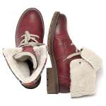 náhled Dámské červené kotníkové boty RIEKER Y9122/35 ROT KOMBI H/W 8