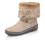 náhled Dámské nadměrné kozačky RIEKER Z6492/60 BEIGE KOMBI H/W 8