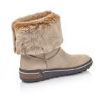náhled Dámské nadměrné kozačky RIEKER Z6492/60 BEIGE KOMBI H/W 8
