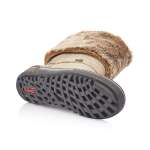 náhled Dámské nadměrné kozačky RIEKER Z6492/60 BEIGE KOMBI H/W 8