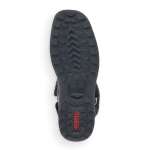 náhľad Dámska členková obuv RIEKER Z7079-00 čierna W0