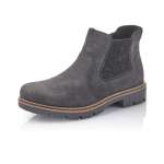 náhled Dámské černé kotníkové boty RIEKER 71364-00 SCHWARZ H/W 8